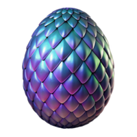 gorgeous industrial A fearsome dragon egg, scales shimmering. NO BACKGROUND with Transparent Background. elite png
