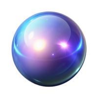 vibrant intense impressionist A glowing orb of pure magic, pulsing with energy. NO BACKGROUND with Transparent Background. handcrafted png
