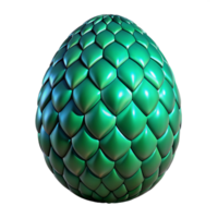 majestic calm urban A fierce dragon egg with shimmering emerald scales. NO BACKGROUND with Transparent Background. refined png