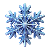 quintessential surreal A single, intricate snowflake with a magical glow. NO BACKGROUND with Transparent Background. professional png