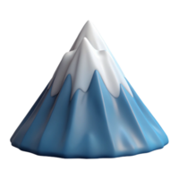 picturesque creative Mountain peak cropped NO BACKGROUND with Transparent Background. professional png