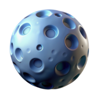 memorable modern Moon with craters NO BACKGROUND with Transparent Background. museum quality png