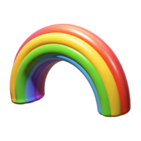 unforgettable artistic Rainbow arcing NO BACKGROUND with Transparent Background. masterfully captured png