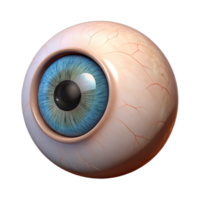 striking impressionist Human eye looking directly at camera NO BACKGROUND with Transparent Background. artisan png