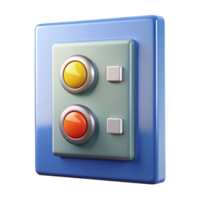 vibrant urban Elevator button panel, NO BACKGROUND with Transparent Background. ultra HD png