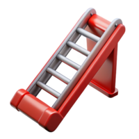 pristine unforgettable Fire escape ladder, NO BACKGROUND with Transparent Background. png