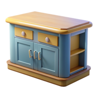 sumptuous exemplary Kitchen island, NO BACKGROUND with Transparent Background. png
