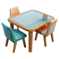 fascinating memorable Dining table, NO BACKGROUND with Transparent Background. png