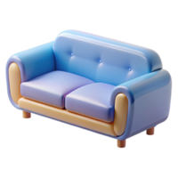 immaculate classic Sofa, NO BACKGROUND with Transparent Background. 4K png