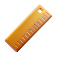 memorable avant-garde Architectural scale ruler, NO BACKGROUND with Transparent Background. fine detail png