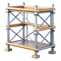 striking standout Scaffolding section, NO BACKGROUND with Transparent Background. png