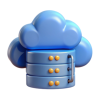 joyful mesmerizing Cloud computing data storage online server NO BACKGROUND with Transparent Background. authentic png