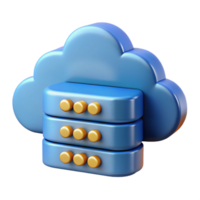 sumptuous melancholic artistic Cloud computing data storage online server NO BACKGROUND with Transparent Background. handcrafted png