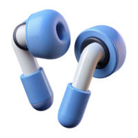 passionate fascinating Wireless earbuds Bluetooth connected in ear NO BACKGROUND with Transparent Background. crisp png