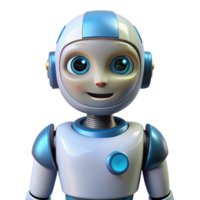 magnificent calm elegant Robot humanoid artificial intelligence assistant NO BACKGROUND with Transparent Background. original png