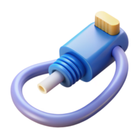 quintessential vintage Ethernet cable network connection internet access NO BACKGROUND with Transparent Background. professional png