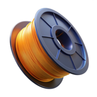 serene exceptional 3D printer filament spool PLA ABS material NO BACKGROUND with Transparent Background. png