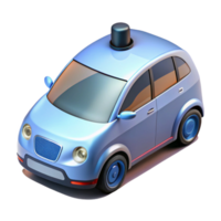 reflective picturesque Self-driving car autonomous vehicle technology NO BACKGROUND with Transparent Background. professional png