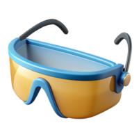 mesmerizing dynamic organic Safety glasses, NO BACKGROUND with Transparent Background. artisan png