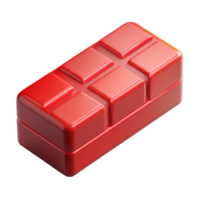 serene futuristic Brick, red, NO BACKGROUND with Transparent Background. elite png