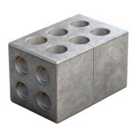 rare futuristic Concrete block, gray, NO BACKGROUND with Transparent Background. top-tier png