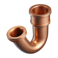 serene harmonious tropical Downspout, copper, NO BACKGROUND with Transparent Background. studio quality png