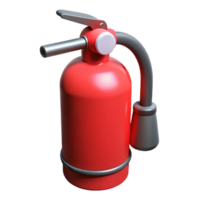 pristine gothic Fire extinguisher, red, NO BACKGROUND with Transparent Background. flawless png