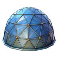 mysterious exquisite Dome, geodesic, NO BACKGROUND with Transparent Background. flawless png