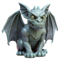 sought-after geometric Gargoyle, stone, NO BACKGROUND with Transparent Background. authentic png