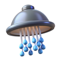 mesmerizing industrial Shower head, rainfall, NO BACKGROUND with Transparent Background. sharp png