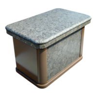 striking dynamic bohemian Countertop, granite, NO BACKGROUND with Transparent Background. high resolution png