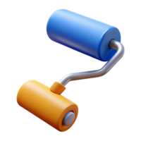 magnificent avant-garde Roller brush, NO BACKGROUND with Transparent Background. precision png