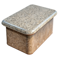 striking creative Countertop, granite, NO BACKGROUND with Transparent Background. detailed png
