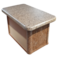 notable avant-garde Countertop, granite, NO BACKGROUND with Transparent Background. precision png