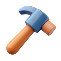 quintessential futuristic Hammer, NO BACKGROUND with Transparent Background. professional png