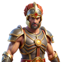 memorável retro ares, Deus do guerra, dentro batalha armaduras não fundo com transparente fundo. precisão png
