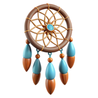 whimsical sumptuous Dreamcatcher, Native American charm NO BACKGROUND with Transparent Background. flawless png