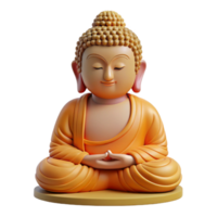 pristine classic Buddha statue NO BACKGROUND with Transparent Background. elite png