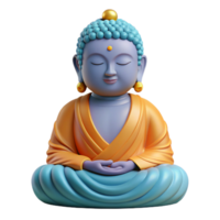 sought-after artistic Buddha statue NO BACKGROUND with Transparent Background. handcrafted png