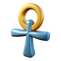 wonderful sought-after Ankh, Egyptian symbol of life NO BACKGROUND with Transparent Background. png