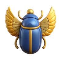 serene exceptional Scarab beetle, Egyptian symbol of rebirth NO BACKGROUND with Transparent Background. png
