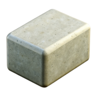 fascinant notable béton bloc, non Contexte avec transparent Contexte. png