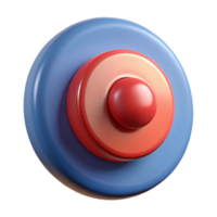unparalleled baroque Doorbell button, NO BACKGROUND with Transparent Background. 8K png