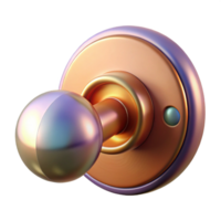 gorgeous victorian Doorknob, NO BACKGROUND with Transparent Background. top-tier png