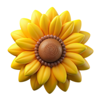 nostalgic striking Close-up of a sunflower head NO BACKGROUND with Transparent Background. genuine png
