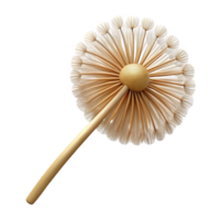 iconic industrial Single dandelion seed head, ready to disperse. NO BACKGROUND with Transparent Background. premium png