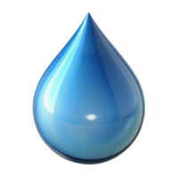 pristine minimalist Water droplet, clear. NO BACKGROUND with Transparent Background. top-tier png