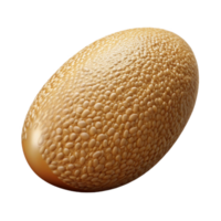 striking classic Sesame seed, single. NO BACKGROUND with Transparent Background. ultra HD png