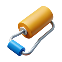 peaceful mesmerizing Paint roller NO BACKGROUND with Transparent Background. authentic png