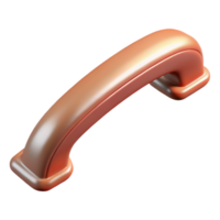 peaceful hypnotic Cabinet handle NO BACKGROUND with Transparent Background. studio quality png